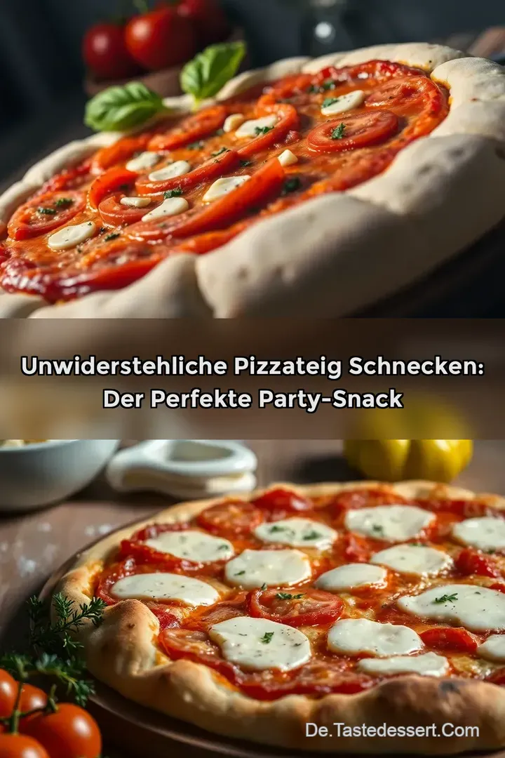 Unwiderstehliche Pizzateig Schnecken: Der perfekte Party-Snack