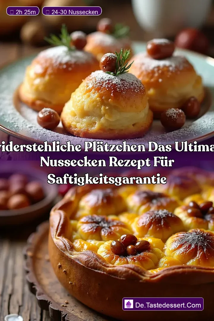 Unwiderstehliche Pl&auml;tzchen Das ultimative Nussecken Rezept f&uuml;r SaftigkeitsGarantie