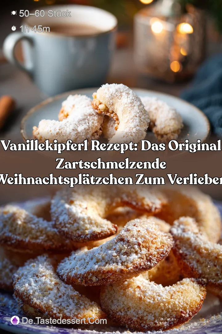 Vanillekipferl Rezept: Das Original Zartschmelzende Weihnachtspl&auml;tzchen zum Verlieben