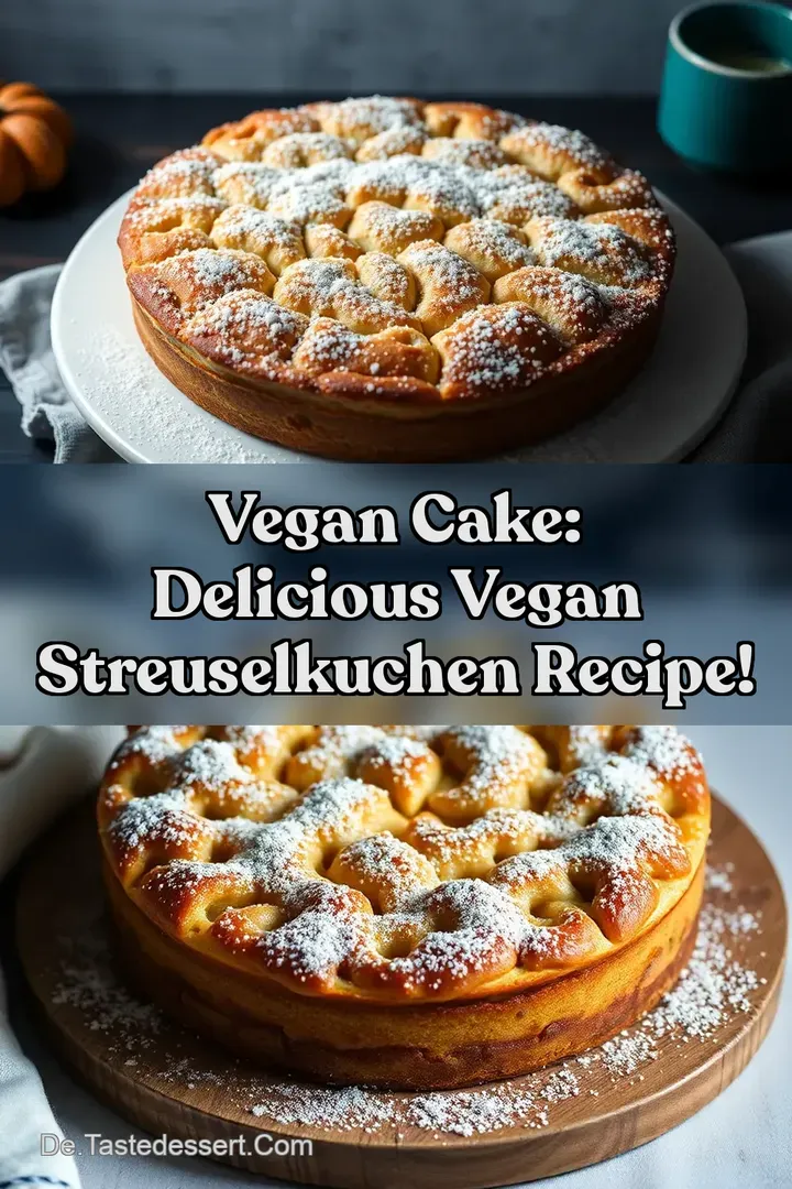 Vegan Cake: Delicious Vegan Streuselkuchen Recipe!