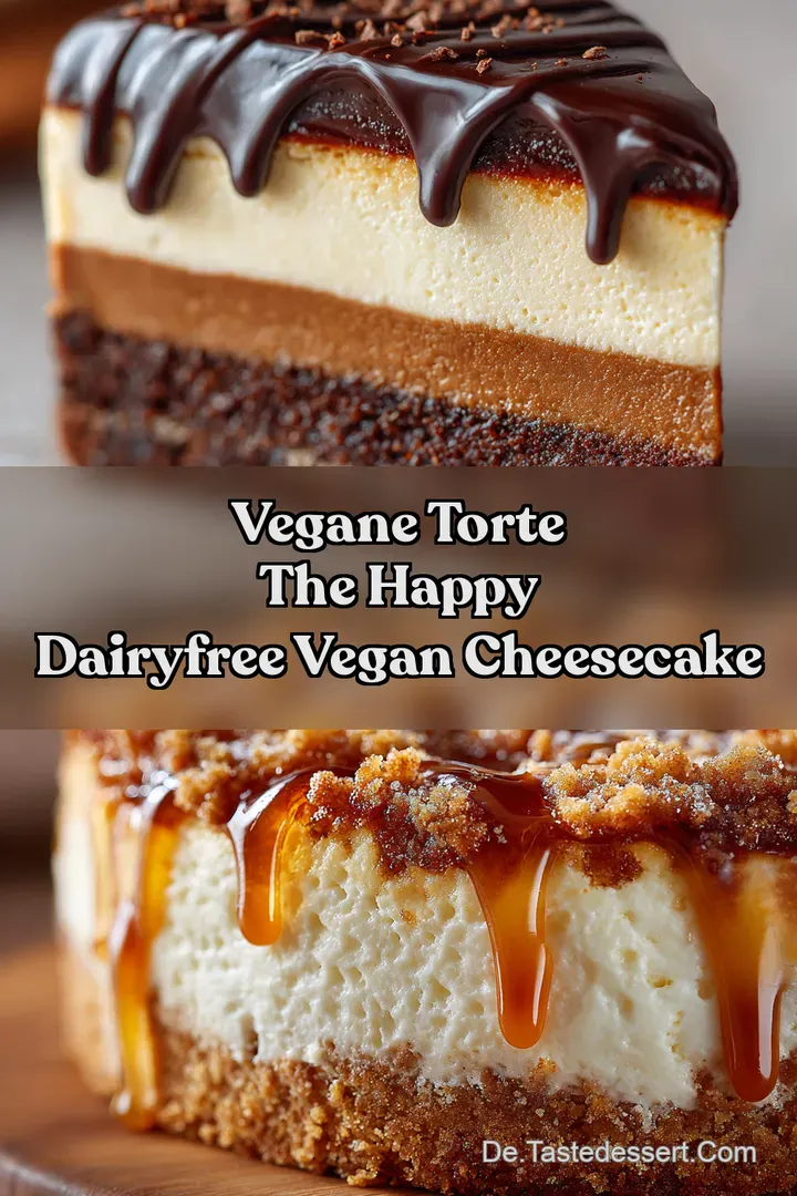 Vegane Torte The Happy DairyFree Vegan Cheesecake