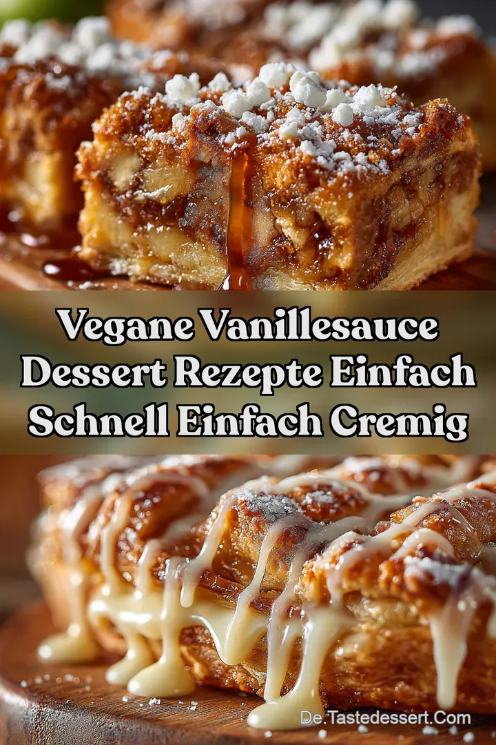 Vegane Vanillesauce Dessert Rezepte Einfach Schnell Einfach cremig