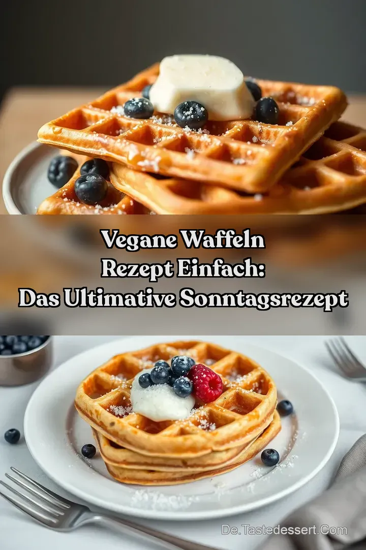 Vegane Waffeln Rezept Einfach: Das ultimative Sonntagsrezept