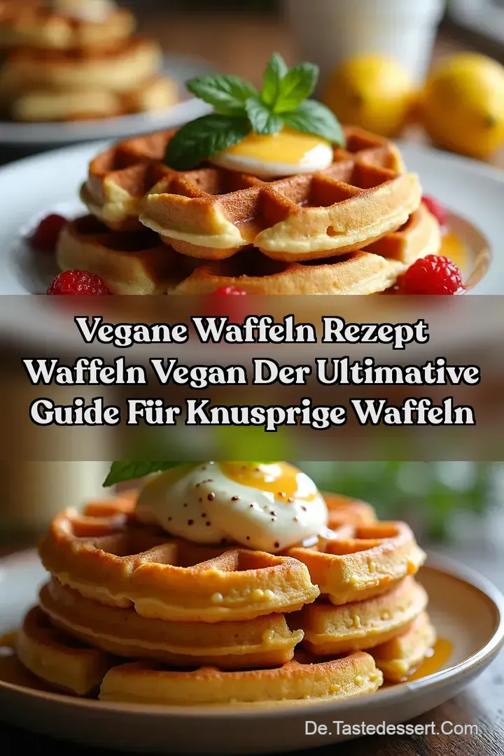 Vegane Waffeln Rezept waffeln vegan Der ultimative Guide f&uuml;r knusprige Waffeln