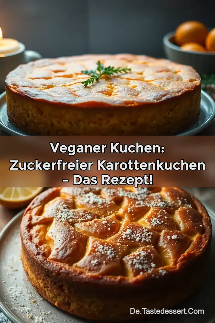 Veganer Kuchen: Zuckerfreier Karottenkuchen – Das Rezept!