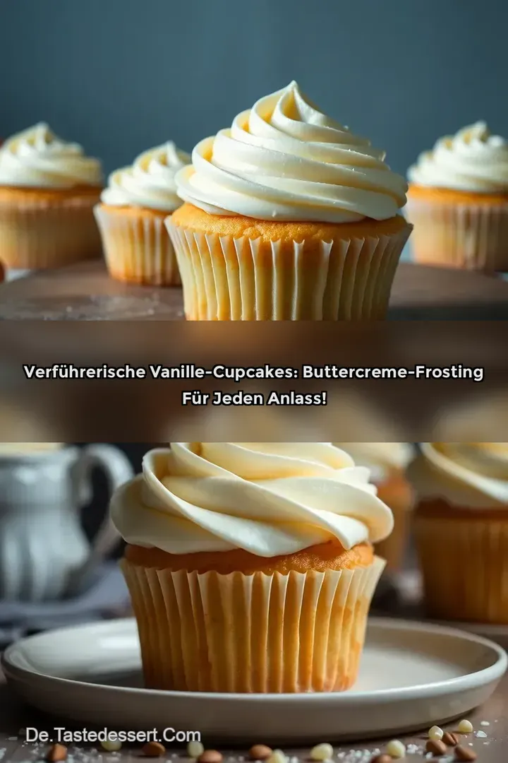 Verführerische Vanille-Cupcakes: Buttercreme-Frosting für jeden Anlass!