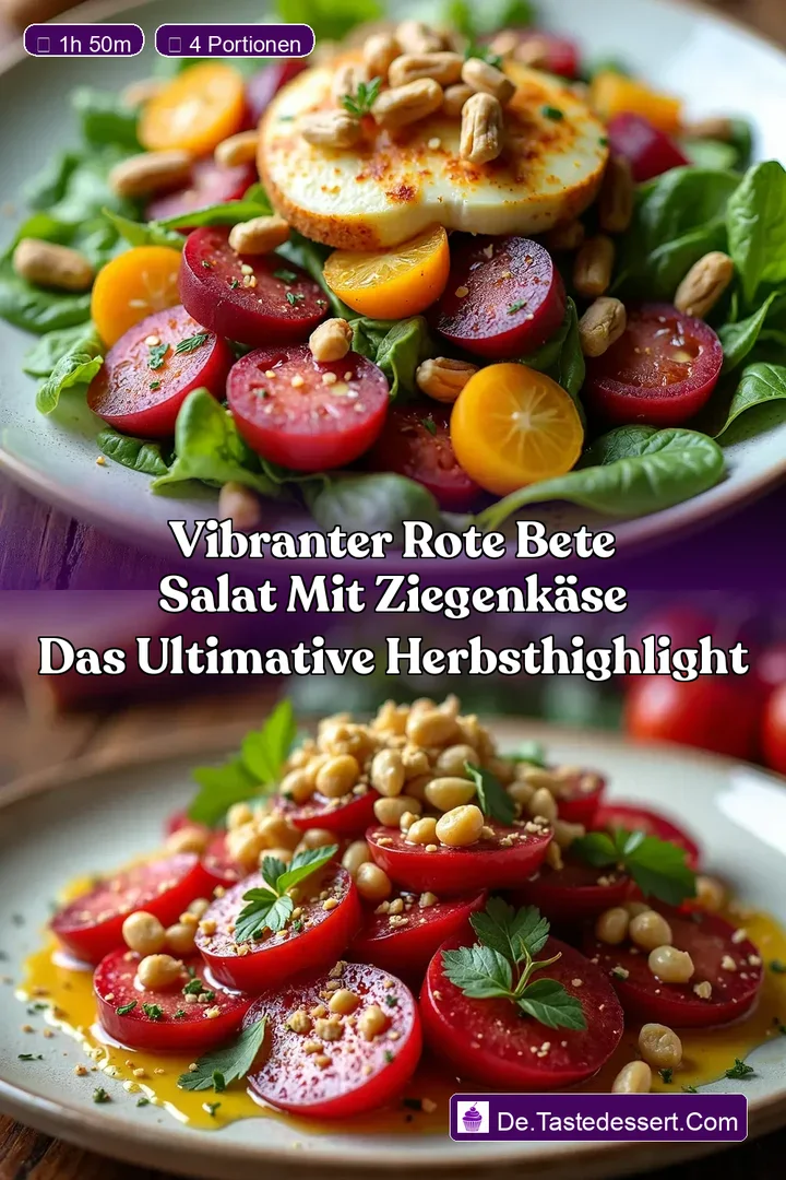 Vibranter Rote Bete Salat mit Ziegenk&auml;se Das Ultimative HerbstHighlight