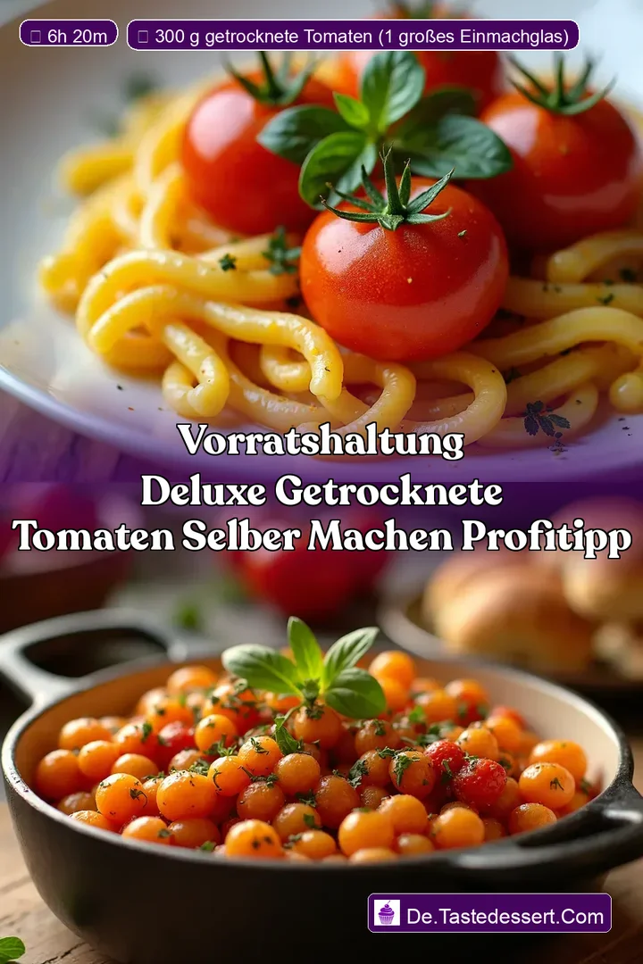 Vorratshaltung Deluxe Getrocknete Tomaten selber machen ProfiTipp