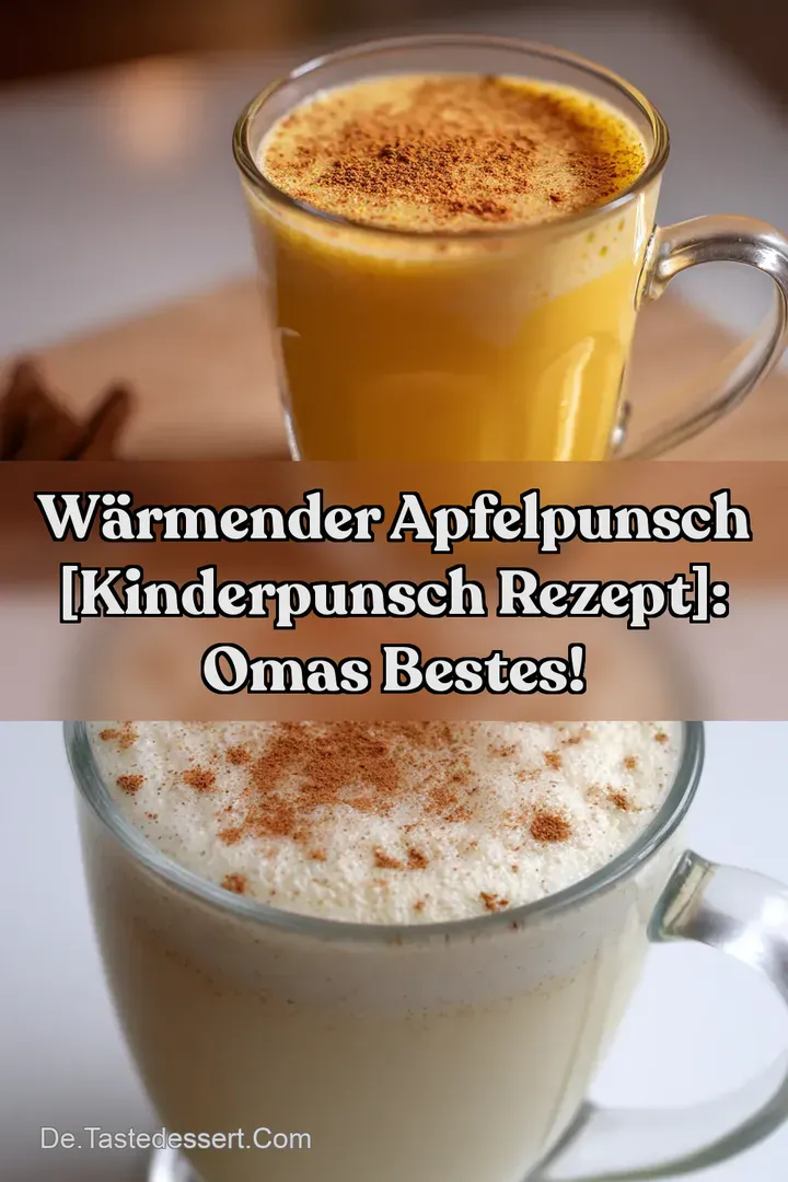 Wärmender Apfelpunsch [Kinderpunsch Rezept]: Omas Bestes!