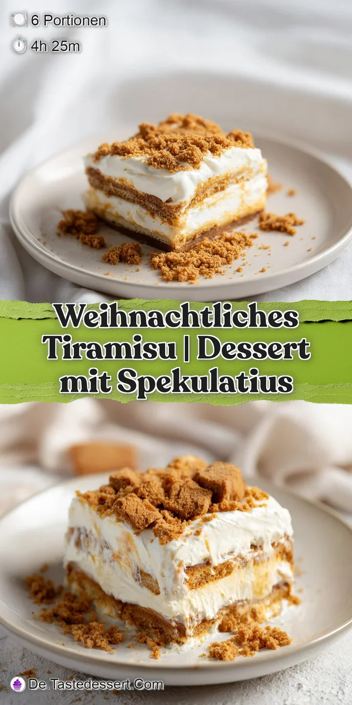 Nahaufnahme von luftigen, wei&szlig;en Cremeschichten mit feinem Kakaostaub und einem gl&auml;nzenden Preiselbeer-Topping.