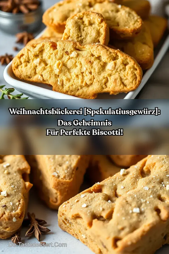 Weihnachtsbäckerei [spekulatiusgewürz]: Das Geheimnis für perfekte Biscotti!