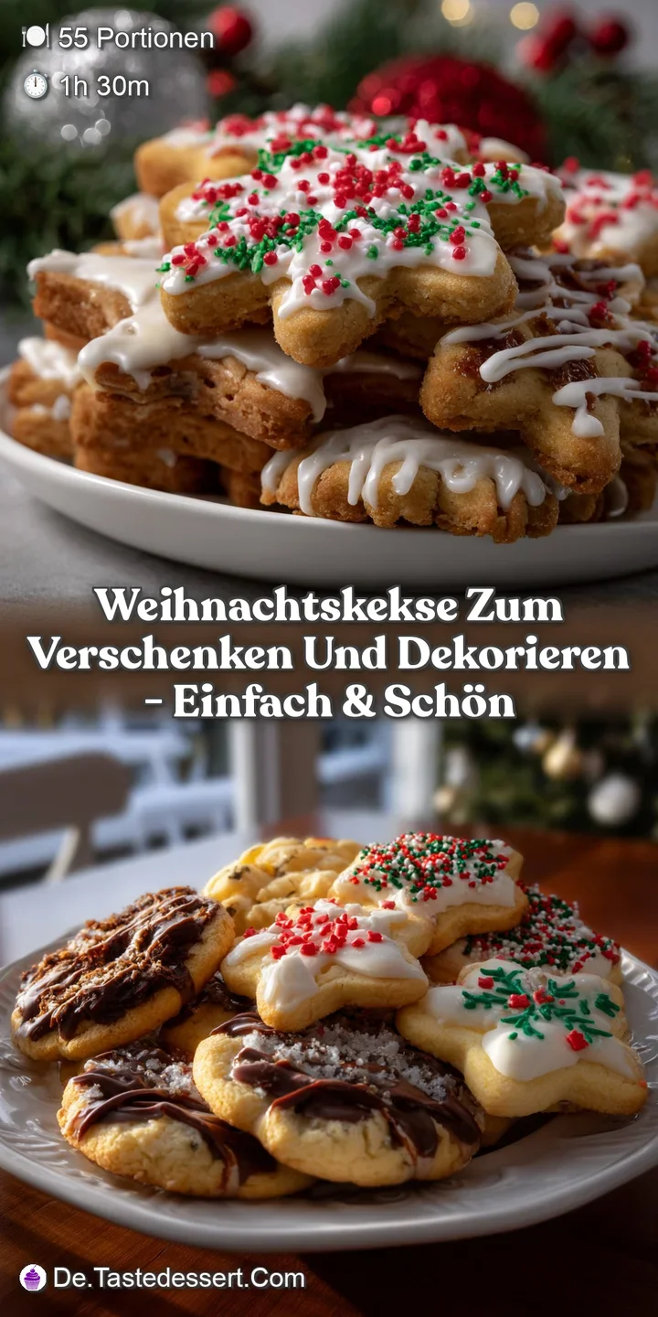 Close-up of freshly baked cookies, showcasing delicate details, warm golden hues, and a sprinkle of sugar, perfect for gif...