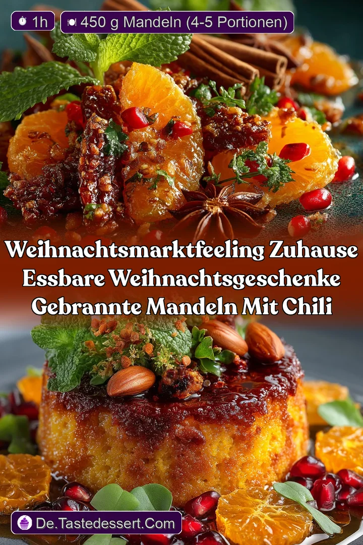WeihnachtsmarktFeeling Zuhause Essbare Weihnachtsgeschenke Gebrannte Mandeln mit Chili