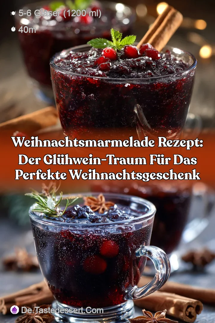 Weihnachtsmarmelade Rezept: Der Gl&uuml;hwein-Traum f&uuml;r das perfekte Weihnachtsgeschenk