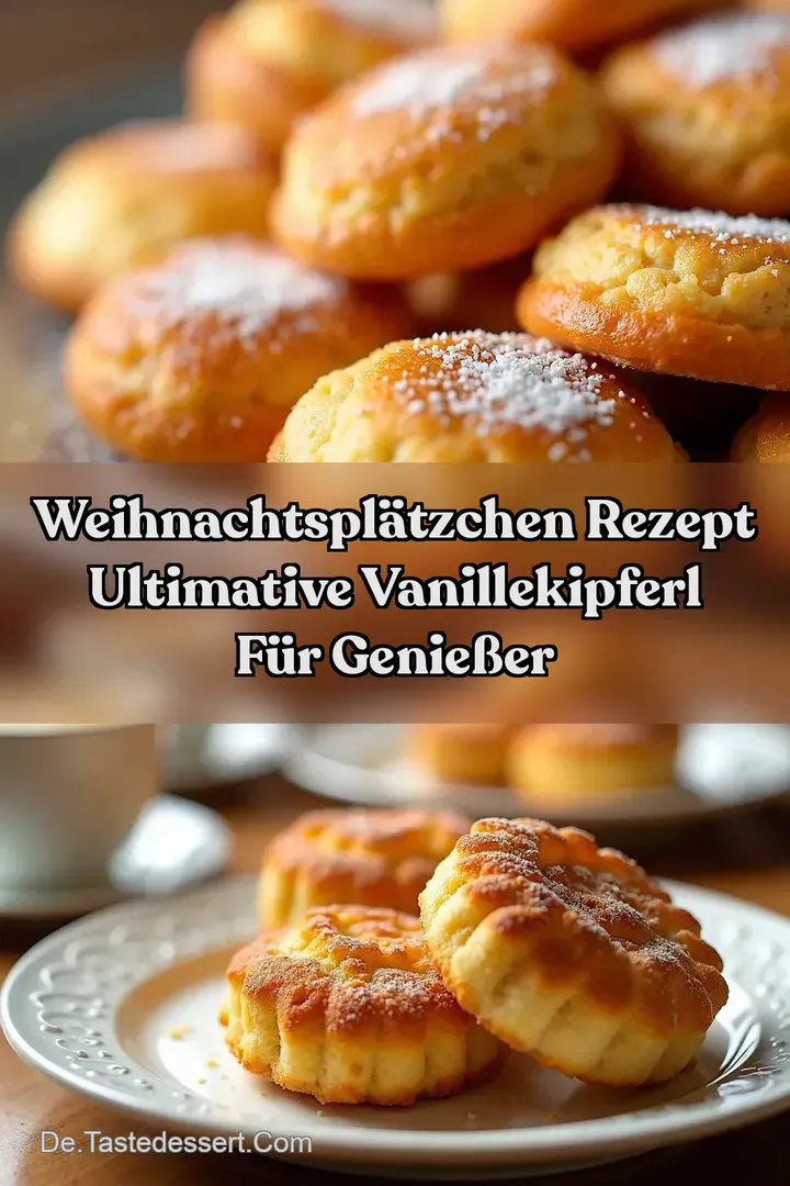 Weihnachtspl&auml;tzchen Rezept Ultimative Vanillekipferl f&uuml;r Genie&szlig;er
