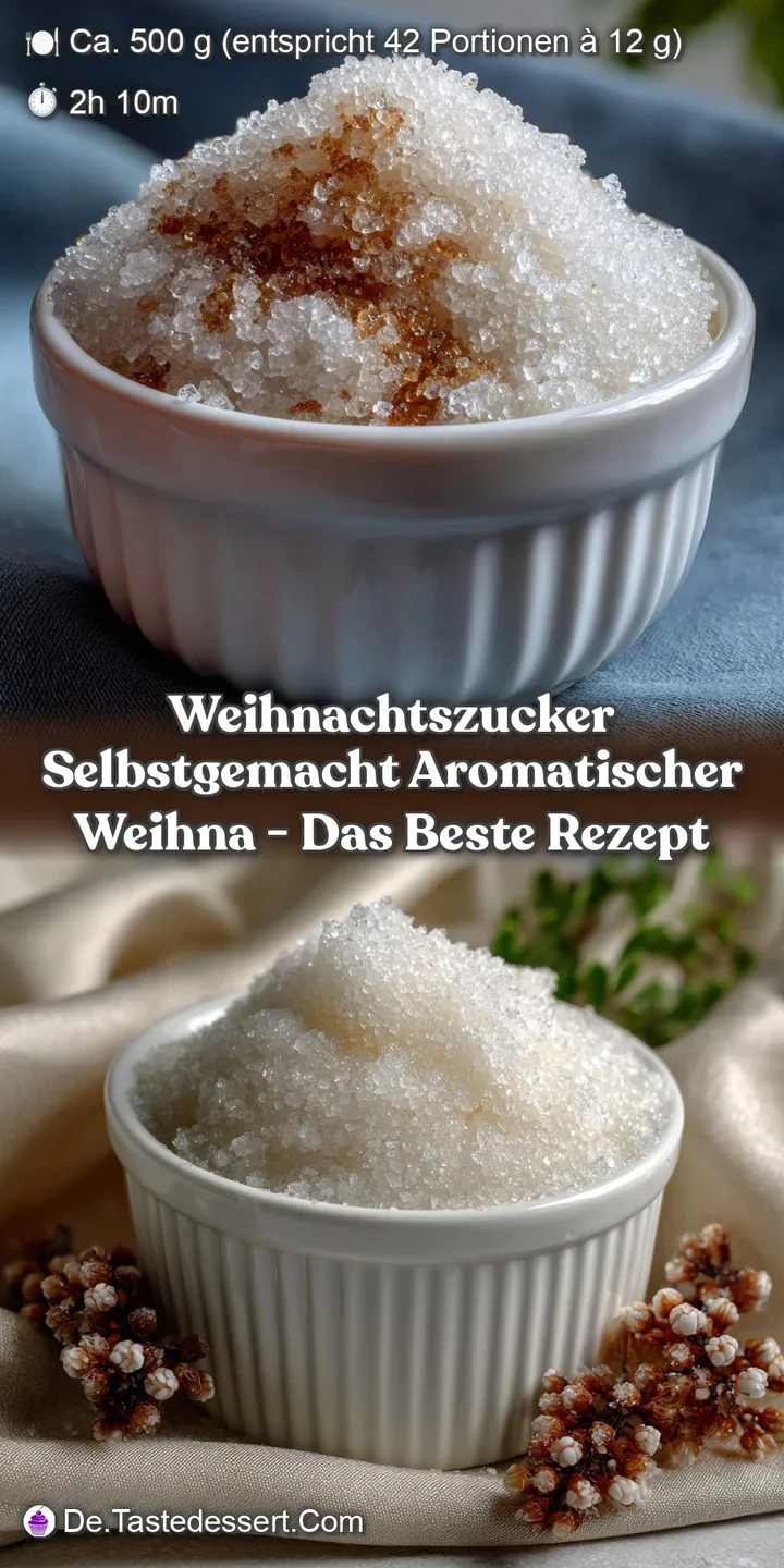Weihnachtszucker selbstgemacht aromatischer Weihna - Das beste Rezept