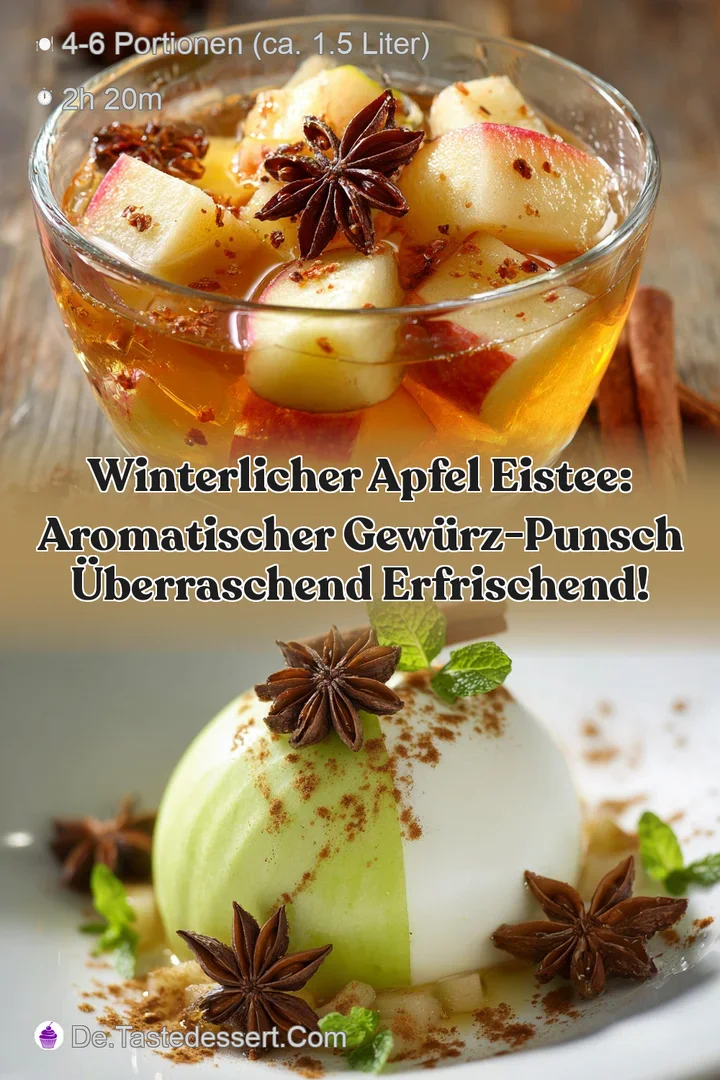 Winterlicher Apfel Eistee: Aromatischer Gew&uuml;rz-Punsch &uuml;berraschend erfrischend!