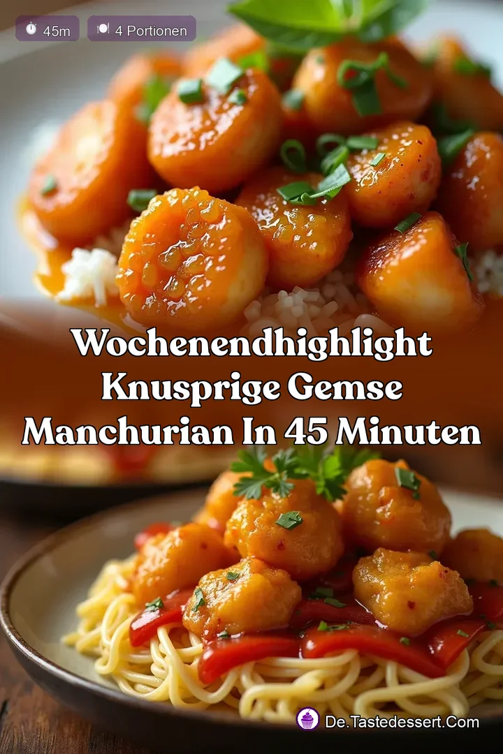 WochenendHighlight Knusprige Gemse Manchurian in 45 Minuten