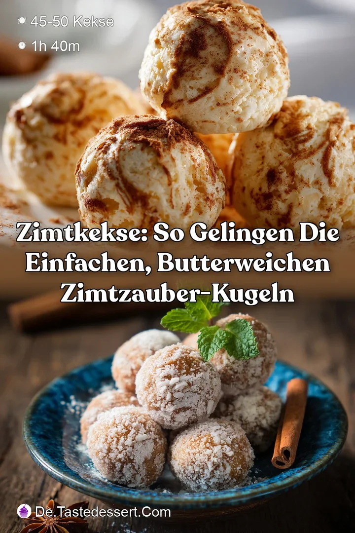 Zimtkekse: So gelingen die einfachen butterweichen Zimtzauber-Kugeln