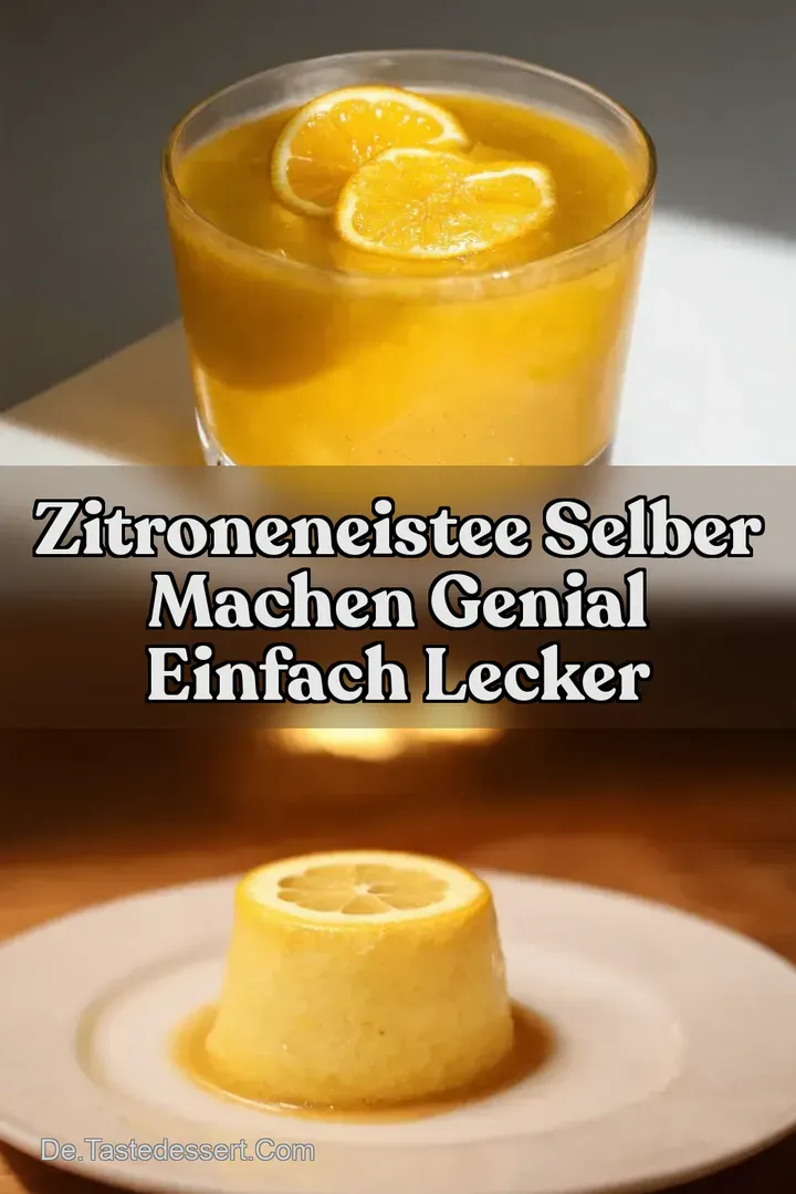 Zitroneneistee Selber Machen Genial Einfach Lecker