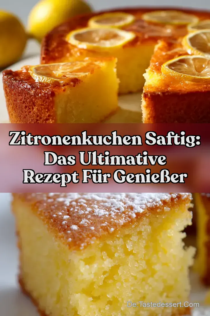 Zitronenkuchen Saftig: Das ultimative Rezept für Genießer