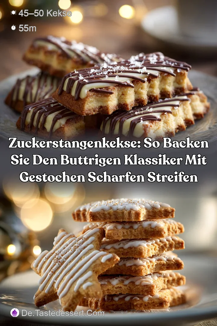 ZuckerstangenKekse: So backen Sie den buttrigen Klassiker mit gestochen scharfen Streifen