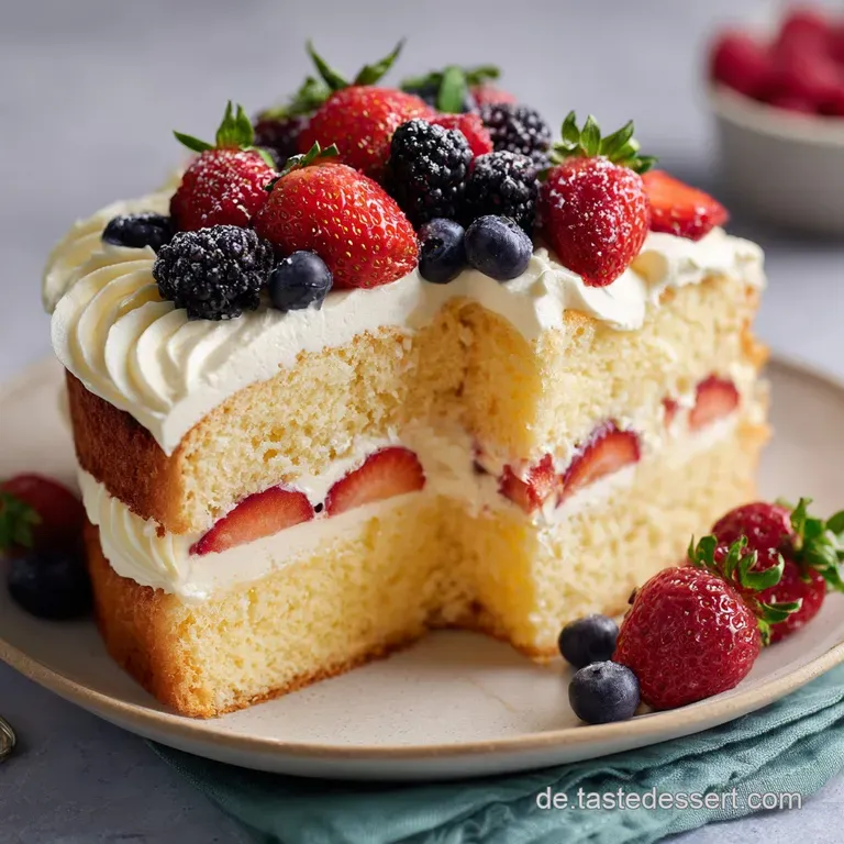 A slice of rich chocolate cake with smooth white cream filling, artfully placed on a white plate.