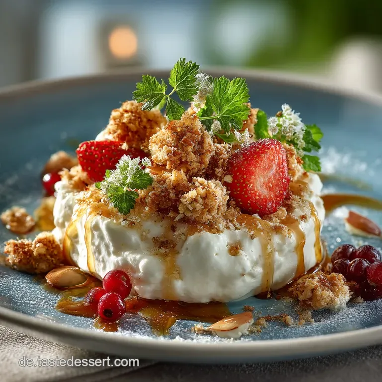 Herzhafter Kr&auml;uterquarkmandelcrunch Der 58Kalorienpowersnack presentation