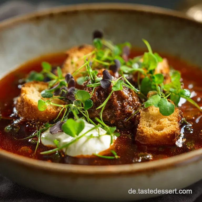 Ajvarsuppe mit Hackfleisch: Das w&uuml;rzig-robuste Feierabend-Wunder