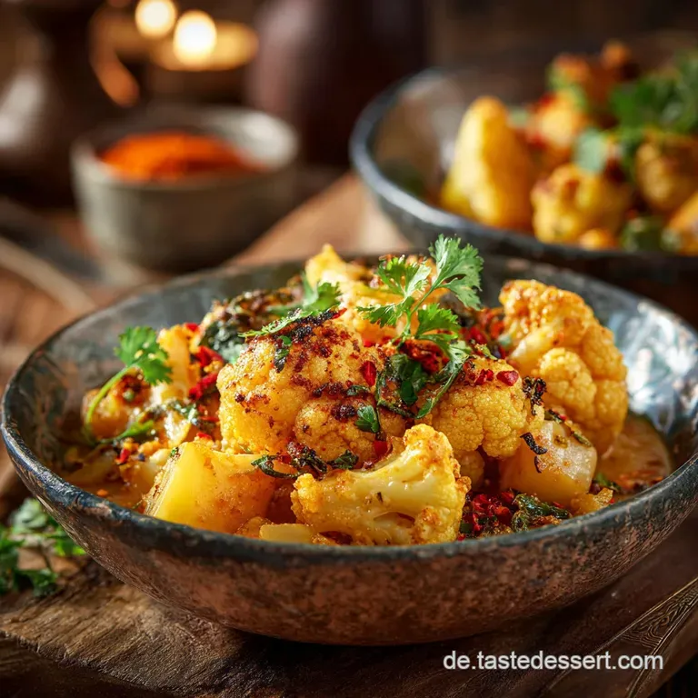 Aloo Gobi Curry: Knuspriges Kartoffel-Blumenkohl-Curry Punjabi Style
