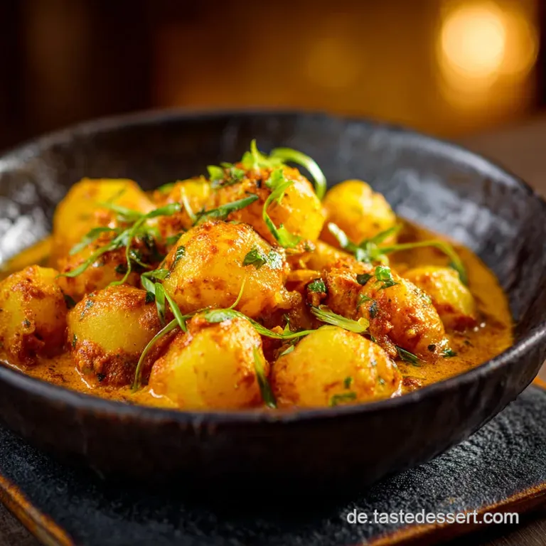 Alu Paliya KartoffelBohnenCurry Ihr schnelles trockenes indisches FeierabendRezept