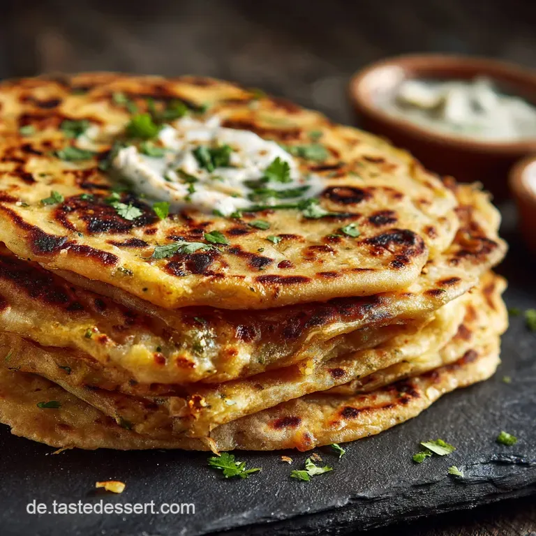 Alu Paratha Die K&ouml;nigin Der Indischen Fladenbrote Perfekt Gef&uuml;llt presentation