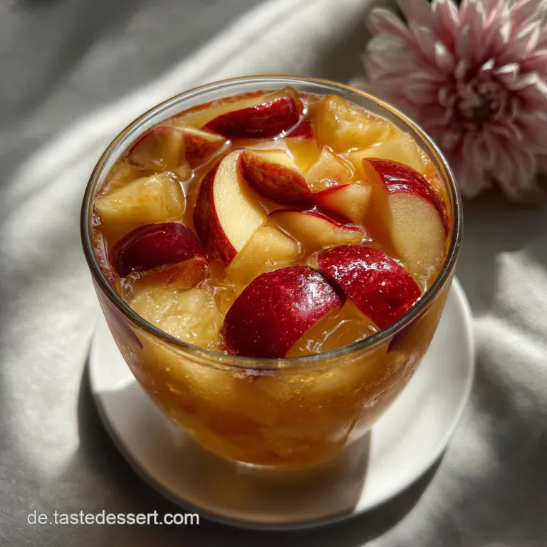 Der Ultimative Apfel Gin Punsch: Winter Drink presentation