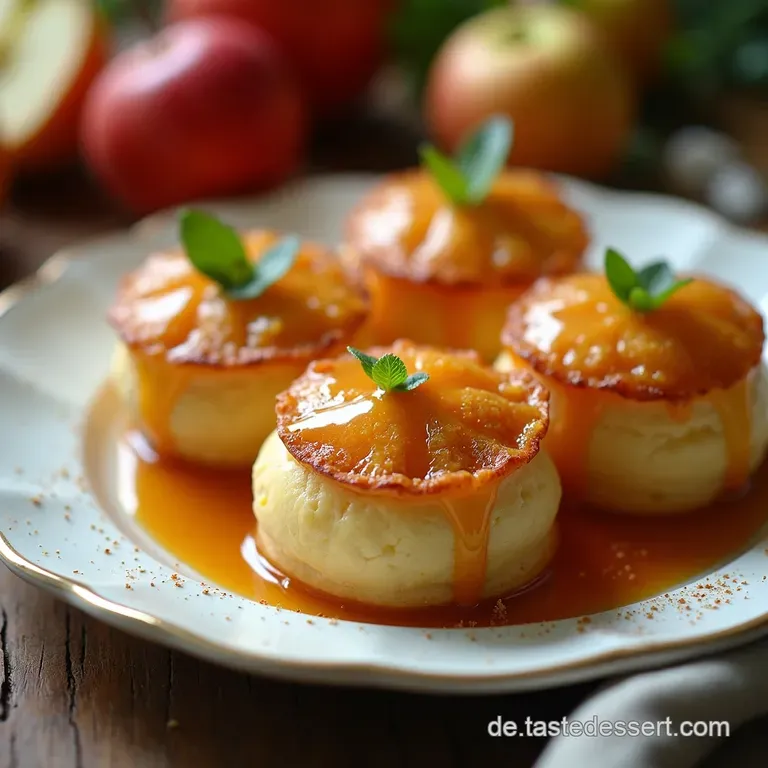 Apfeltaschen mit Karamell