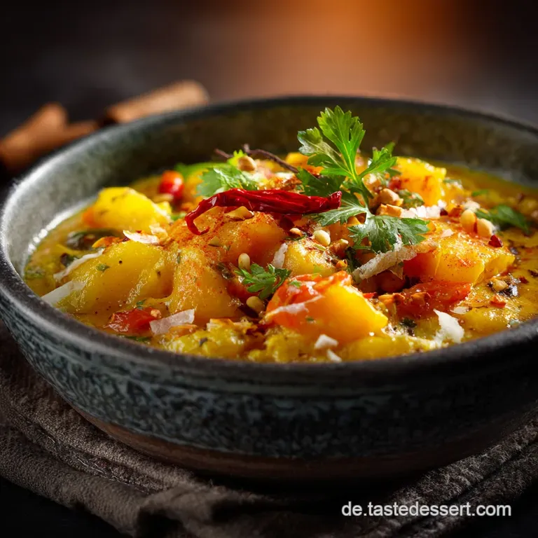 Aromatisches Kokoskartoffelcurry Der Einfache Feierabendklassiker presentation