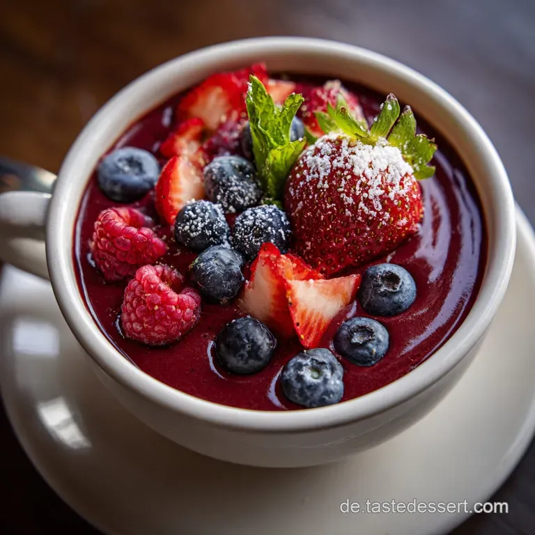 Authentische Acai Smoothie Bowl Rezept