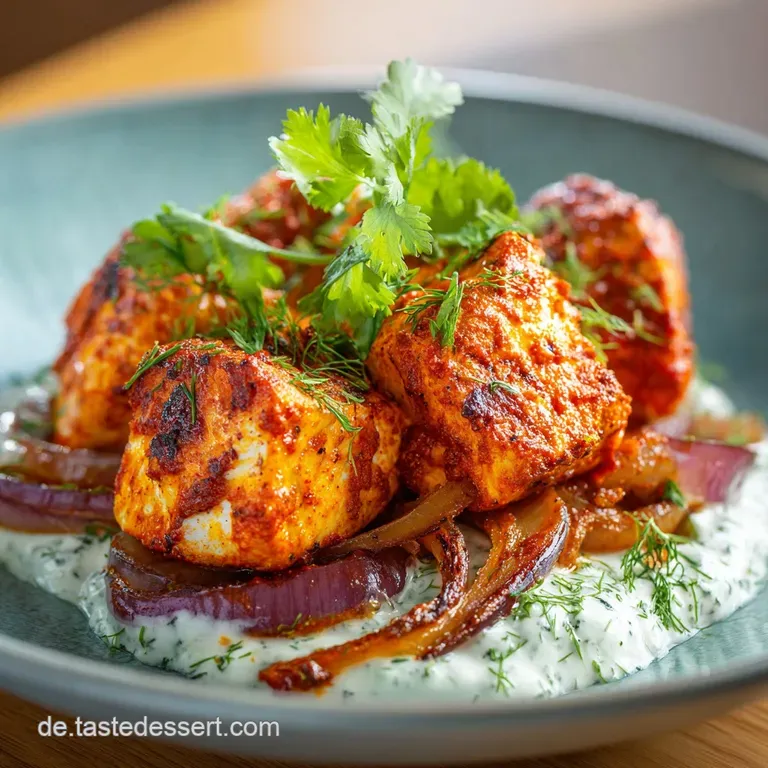 Der K&ouml;nig Der Marinaden Authentisches Chicken Tikka presentation