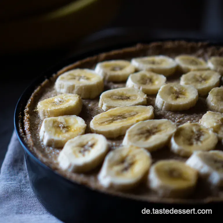 Bananen-Sahne-Torte Deluxe presentation