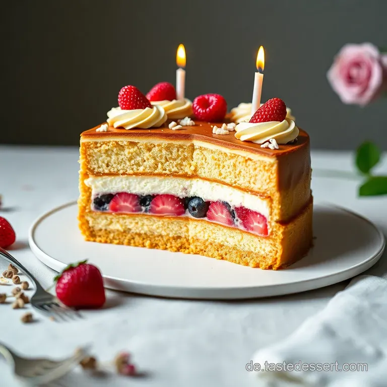 Barbie-Torte: Prinzessinnentraum aus Biskuit und Himbeeren presentation