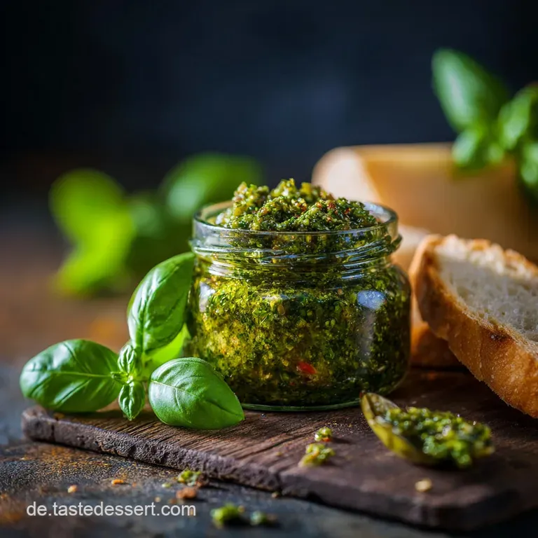 Basilikum Pesto Genovese: Das Authentische 8-Minuten Rezept presentation