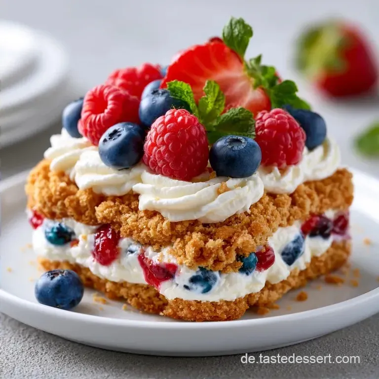 Beeren-Mascarpone-Traum mit Butterkeksen