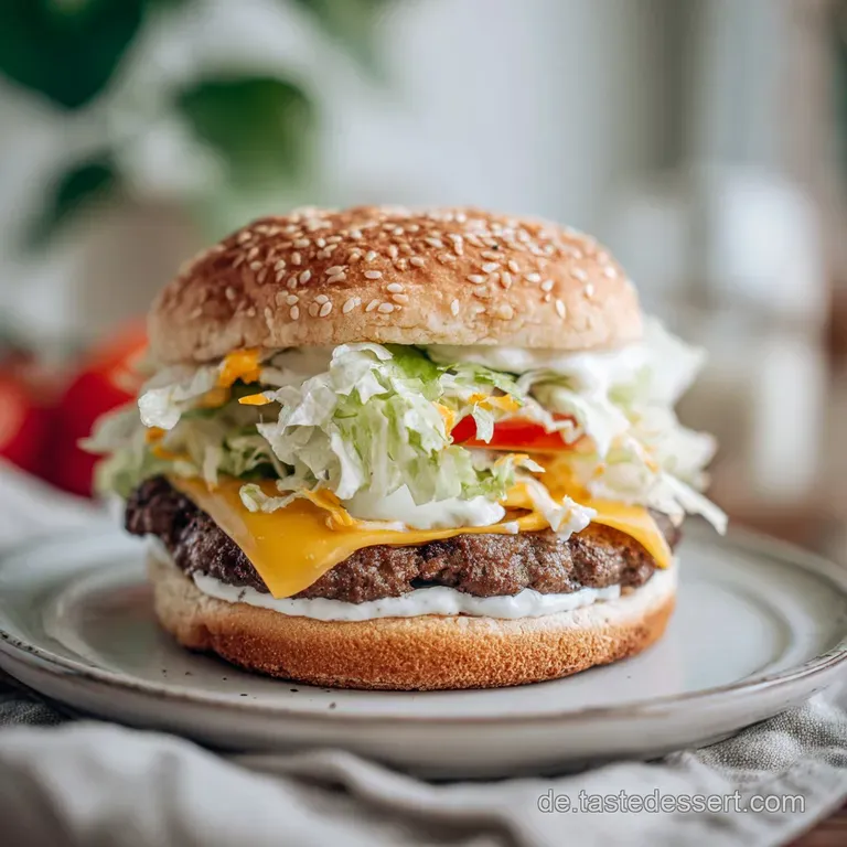 Big Mac Salat Rezept mit Cremigem Dressing