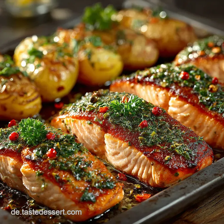 BlechLachs Deluxe Grüner BohnenKartoffelTraum