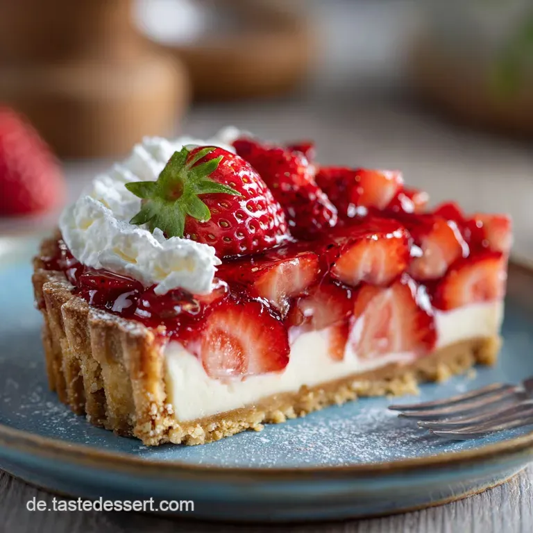 Erdbeerkuchen: Der perfekte Blitzkuchen mit M&uuml;rbeteig und Quarkcreme