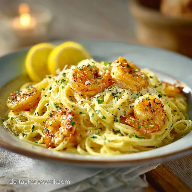 Garnelen Pasta Zitrone Das Cremige Blitzrezept in 30 Minuten presentation