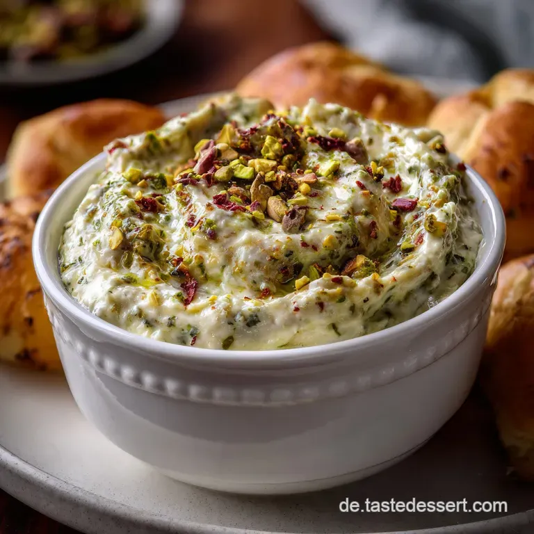 Pistazien Feta Dip: Mediterrane Cremigkeit presentation