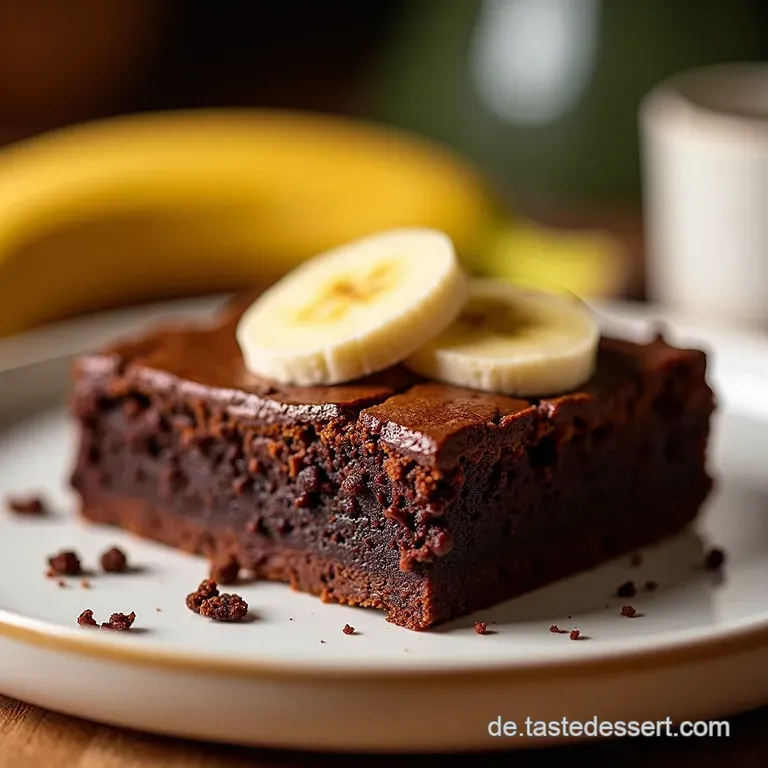 Blitzbananenbrownies Der Schnelle Gl&uuml;cklichmacher presentation