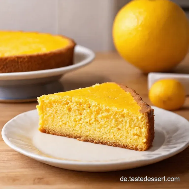 Blitzschneller Glutenfreier Zitronenkuchen Sonnenschein aus der Springform presentation