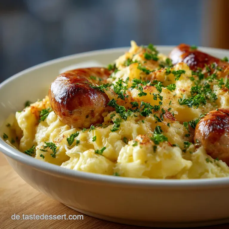Blumenkohl Kartoffel Eintopf mit W&uuml;rstchen: Der herzhafte Feierabend-Klassiker