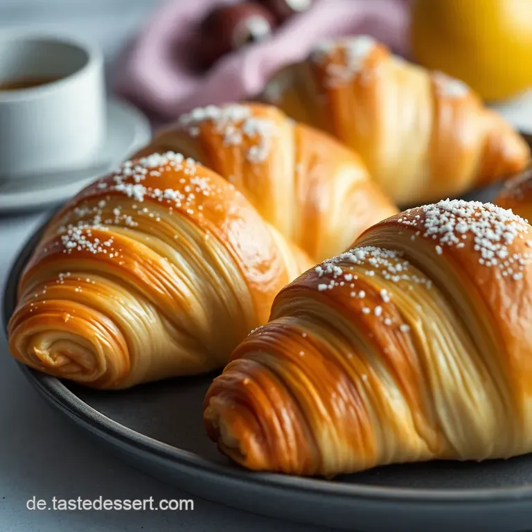 Buttrig-goldene Croissants: Der Geschmack von Paris zu Hause!
